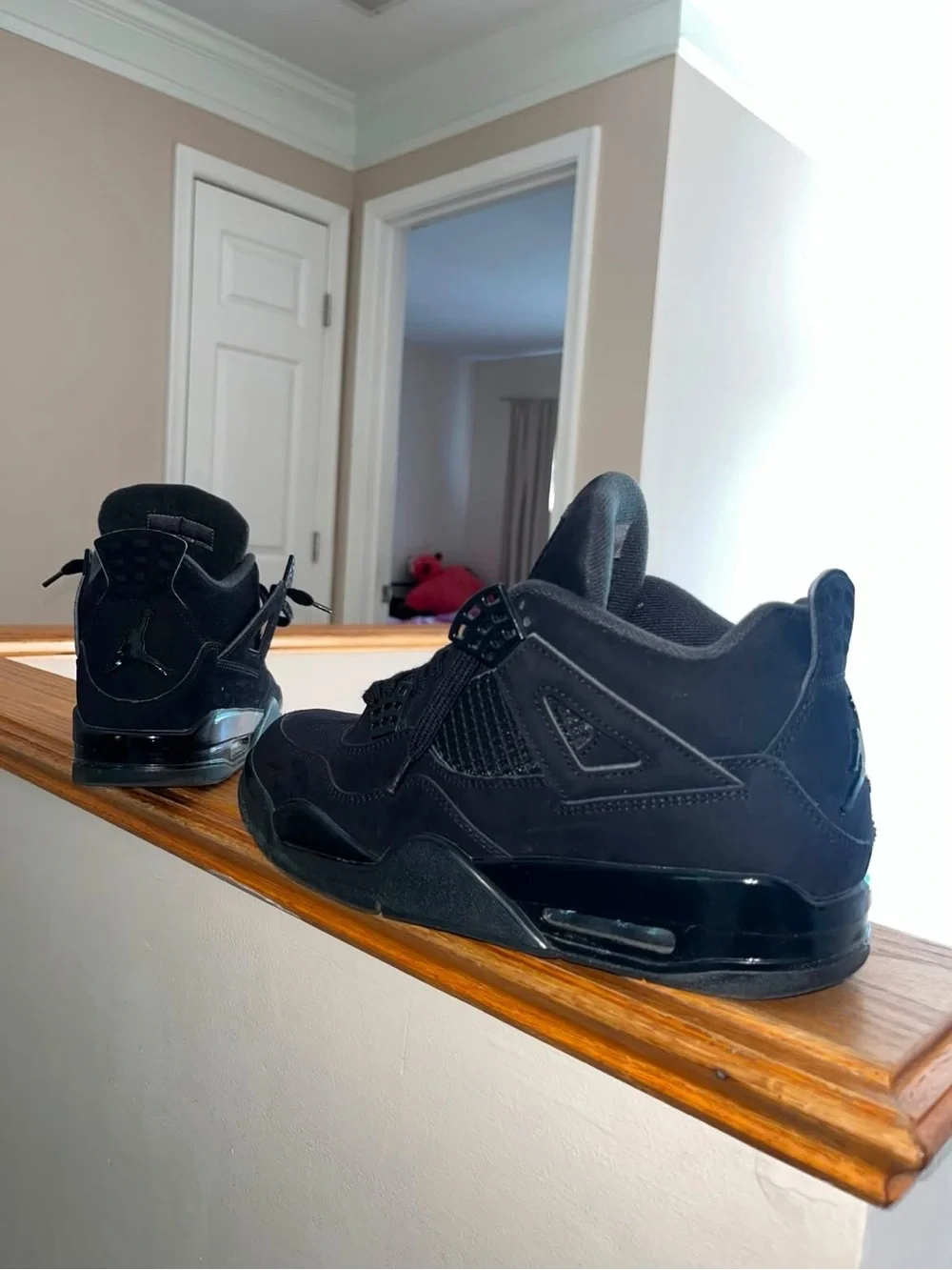 Jordan Black Suede High-Top Sneakers